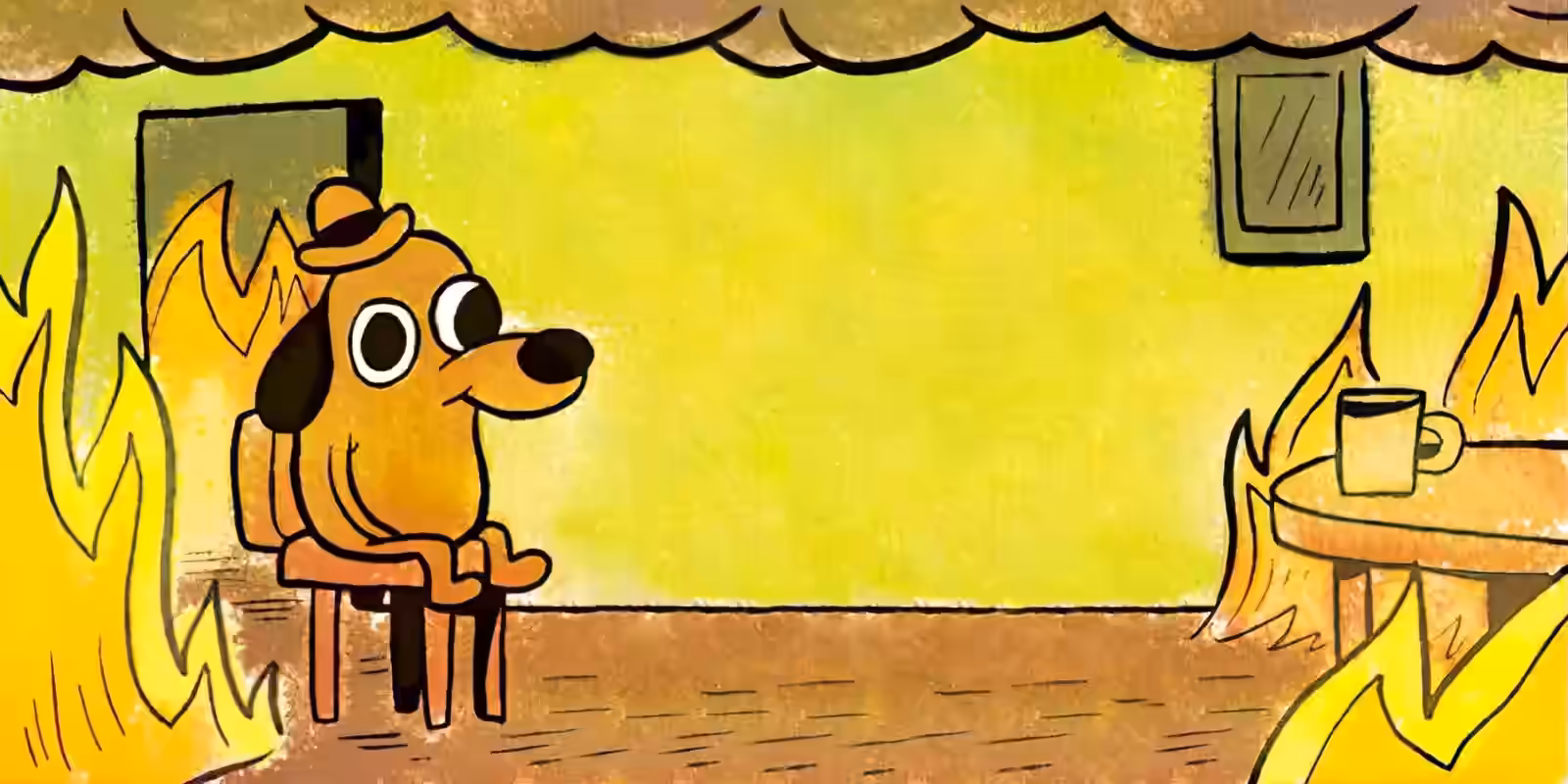 Panel from 'On Fire' comic by KC Green