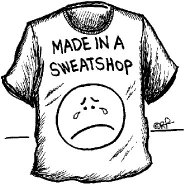 sweatshop shirt